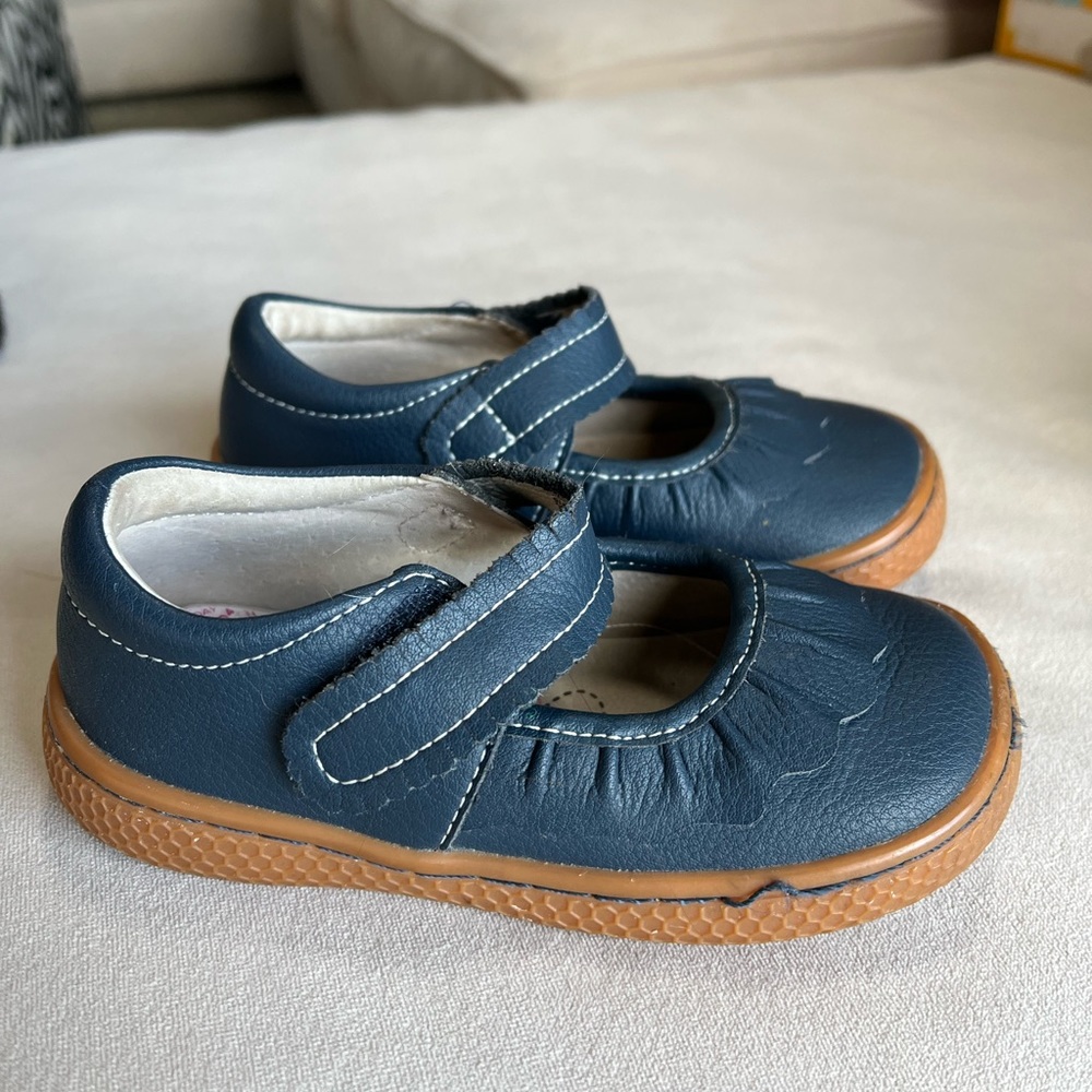 Livie and Luca leather shoes with rubber soles size 8 toddler